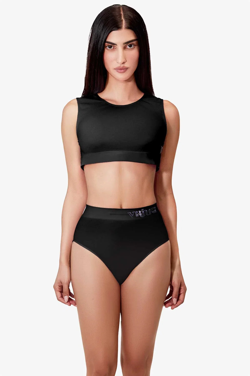 Womens Medium - JockVStrap Sheer Briefs - Black