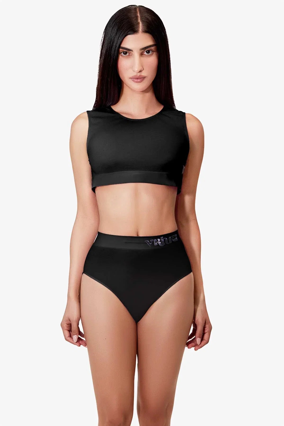 Womens Medium - JockVStrap Sheer Briefs - Black