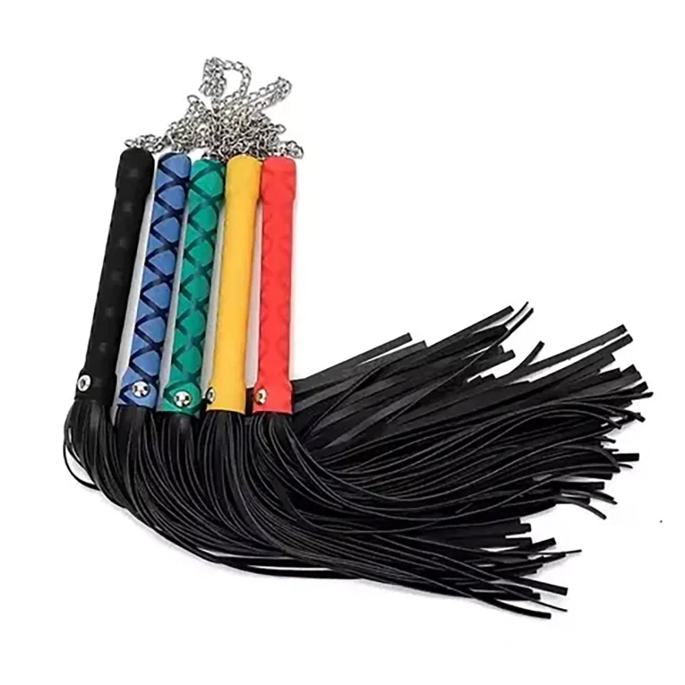 Red plus Black Flogger 16"