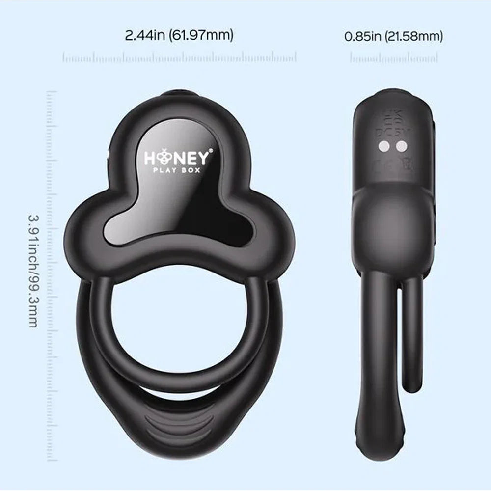 TESTER - Anello App-Controlled Vibr. Double CRing