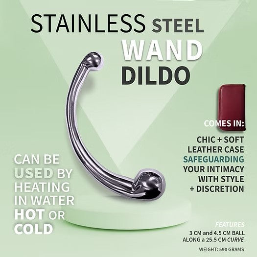 Stainless steel Wand Dildo