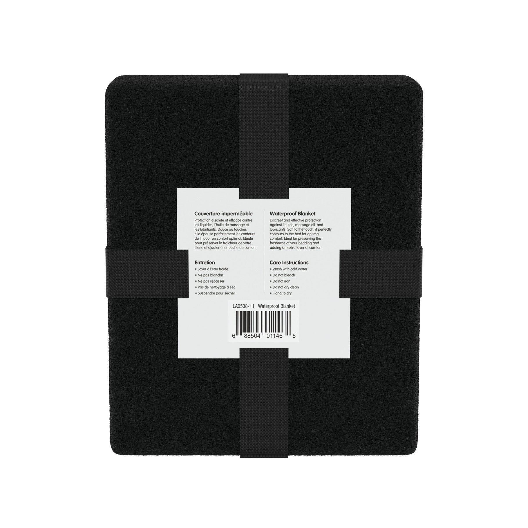 Adore U - Waterproof Blanket - Black