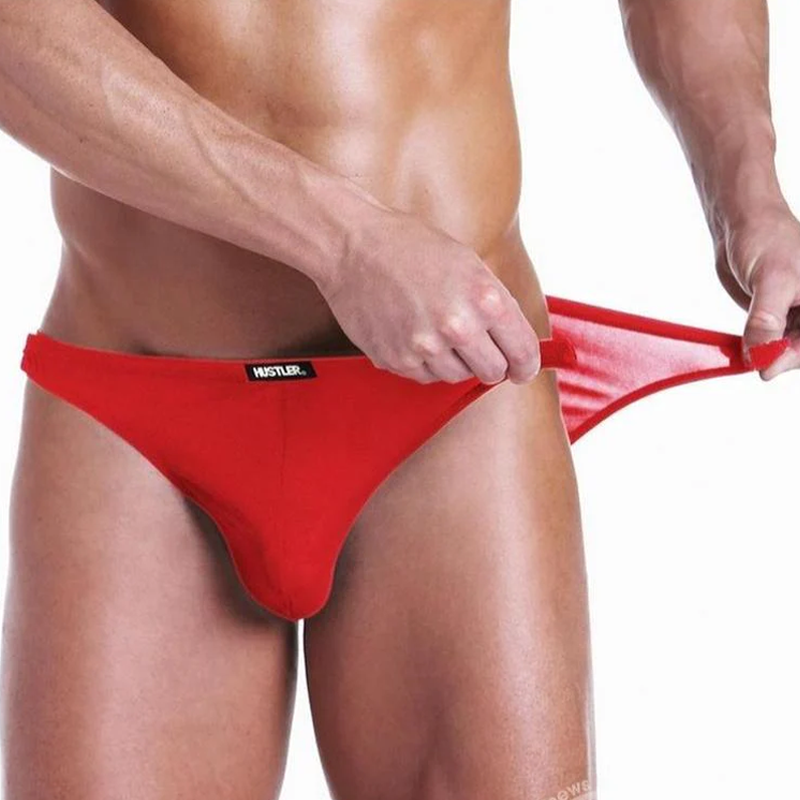 FUNDIES Rip It Off Bikini w/ red satin ribbons - OS - RED