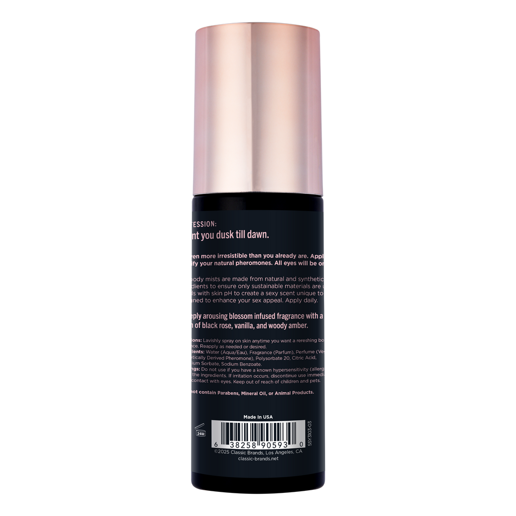 BRUME CORPORELLE PHÉROMONE SEXY SIMPLEMENT - TOUTE LA NUIT - 3.35 floz | 99mL
