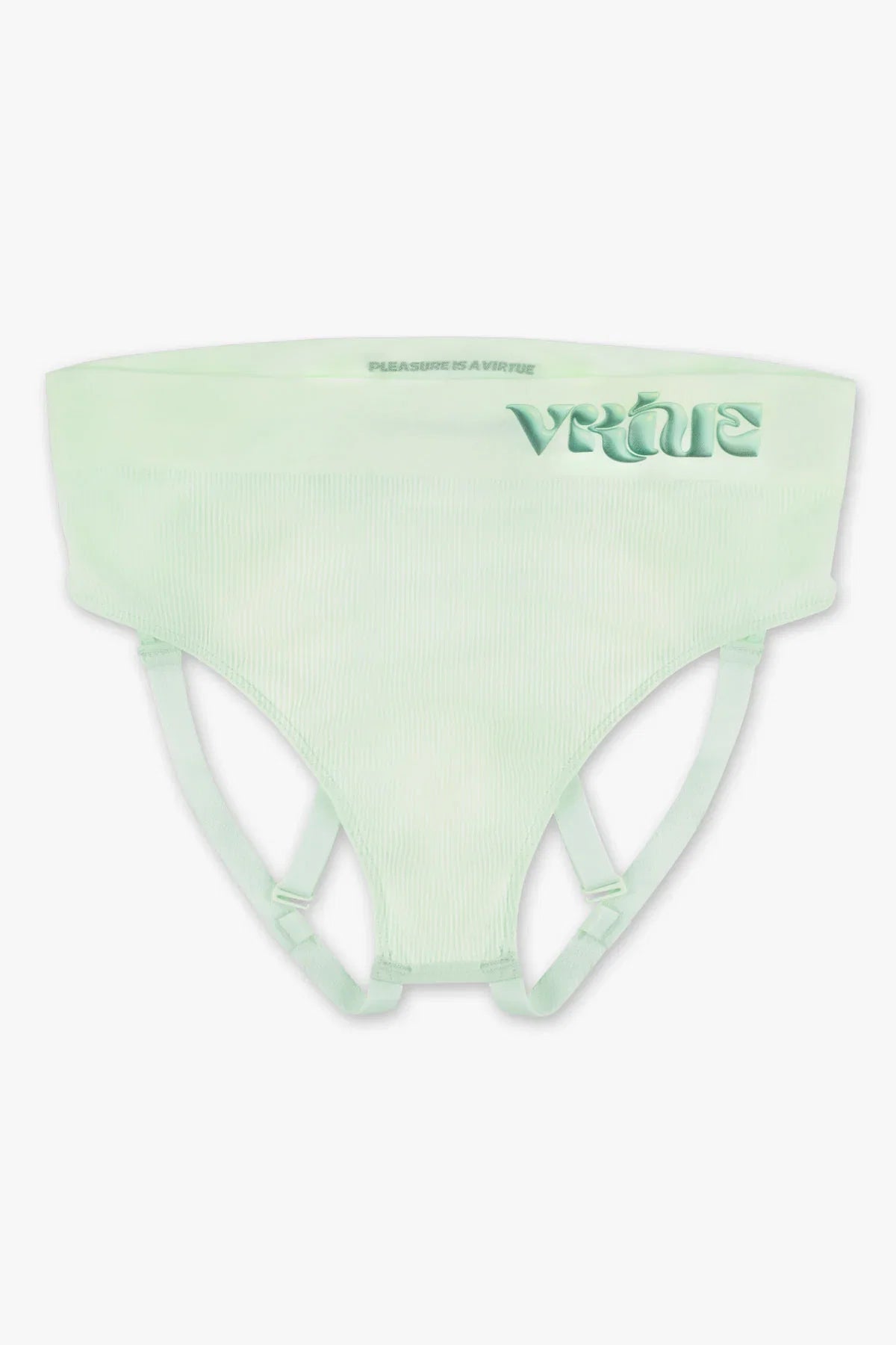 Womens Small - JockVStrap Rib Briefs - Mint