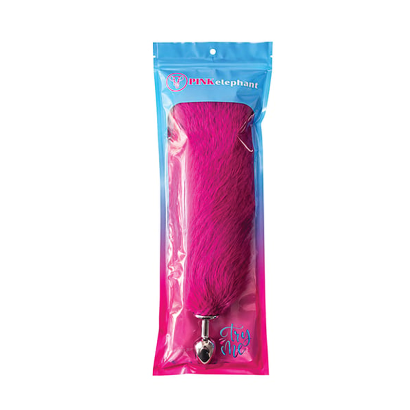Foxtail Plug - Small - HOT PINK
