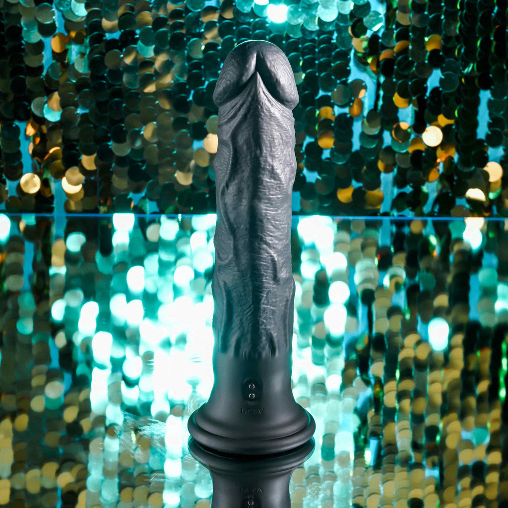 TESTER - Evolved Black Thunder Dildo with remote