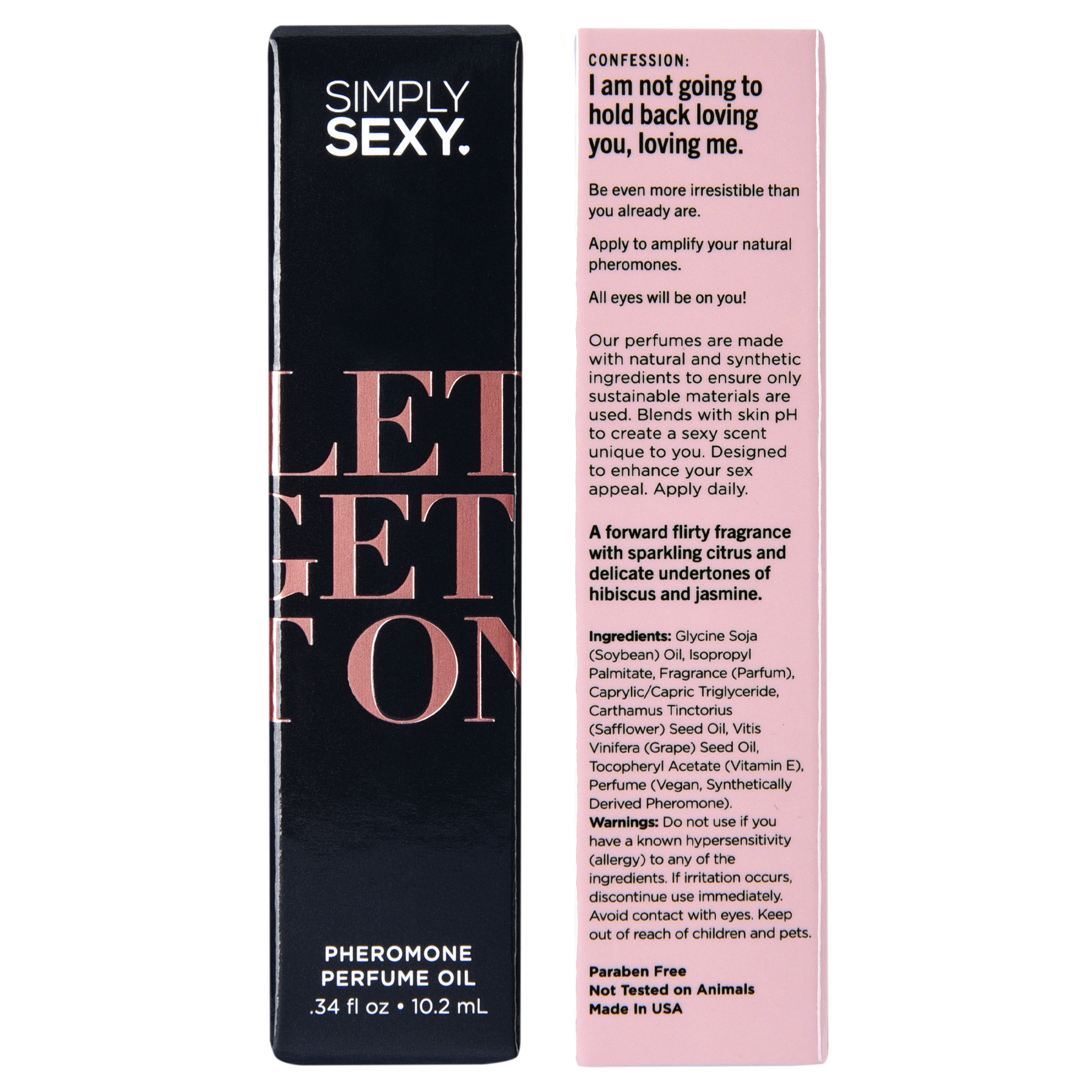 ROLL-ON HUILE PARFUM PHÉROMONE SEXY SIMPLEMENT - ON Y VA - 0.34 floz | 10.2mL