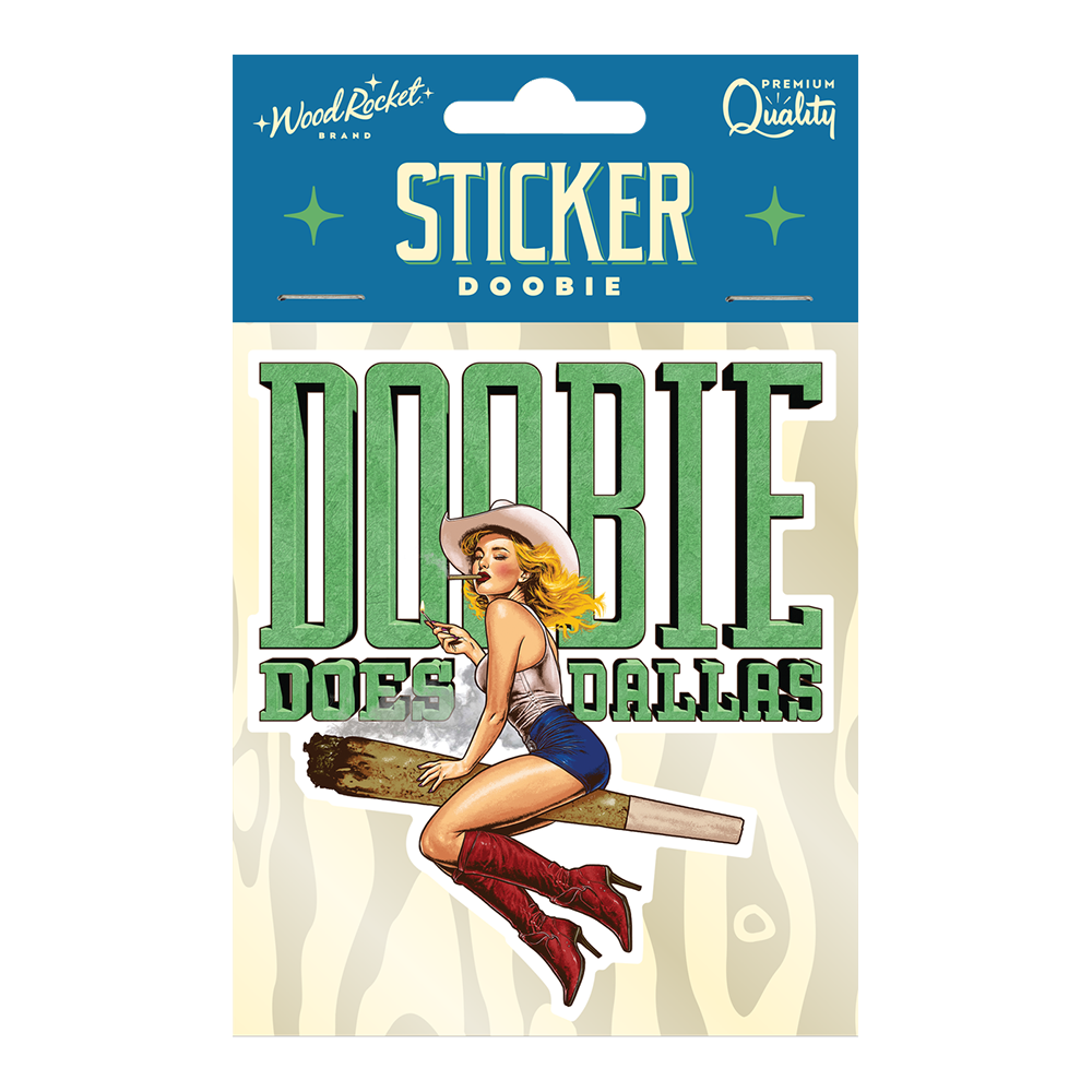 Doobie Does Dallas Sticker