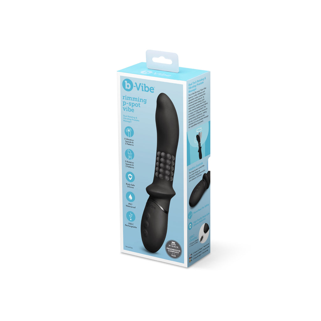 VIBRANT P-SPOT VIBE RIMMING - Massager prostatique à double rotation et vibration