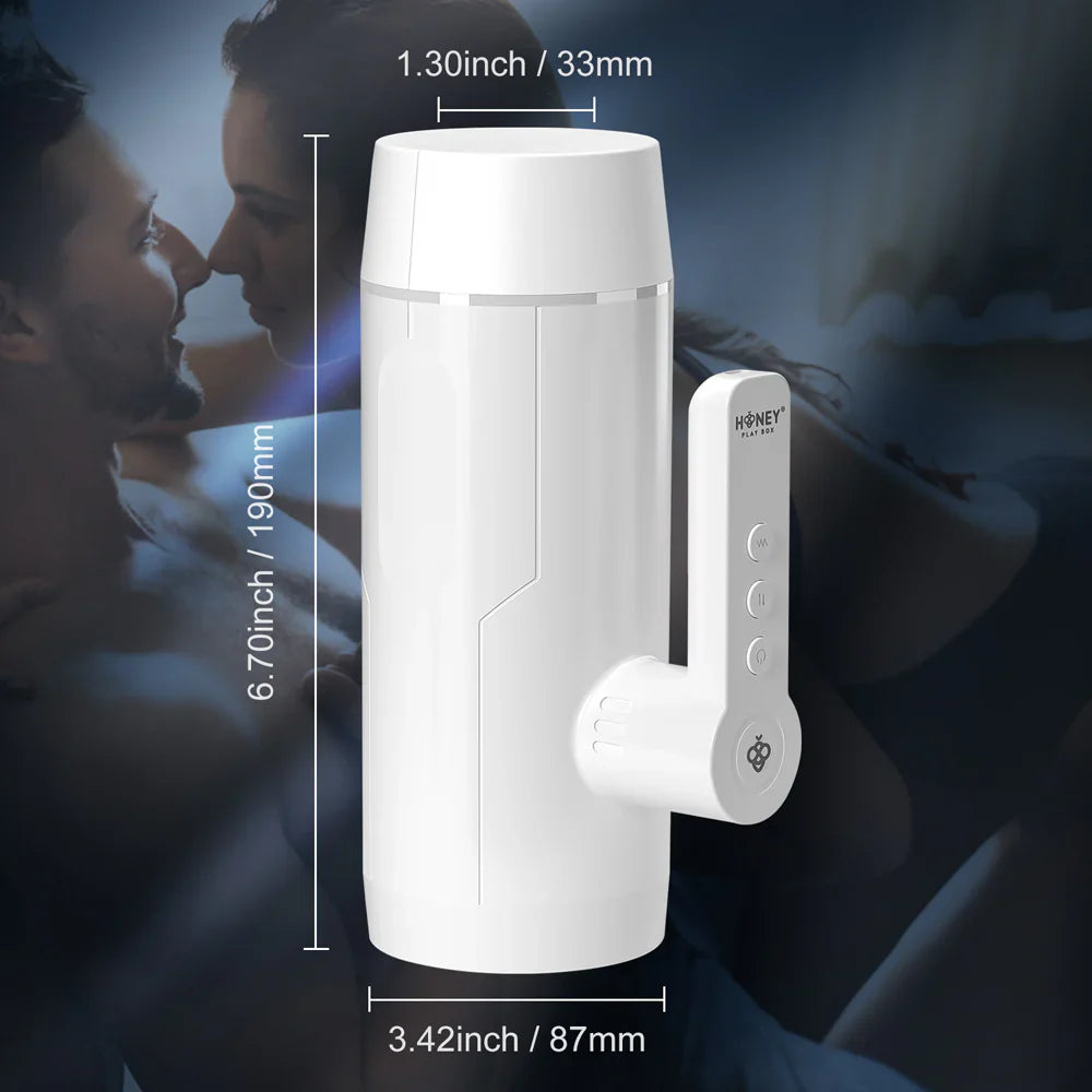 TESTER - Blanche - Thrusting Auto Blowjob Toy