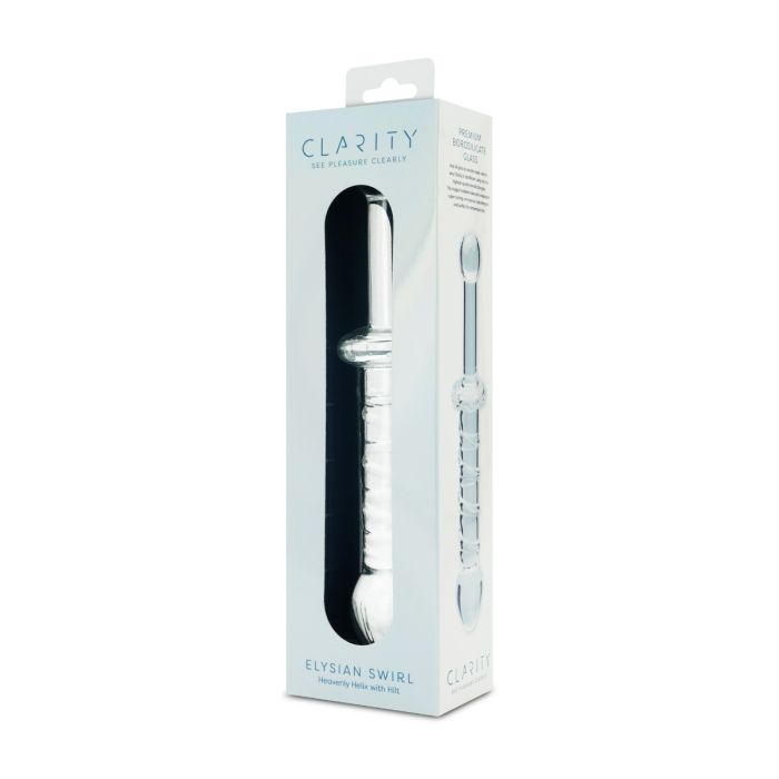 Clarity - Glass Dildo - Elysian Swirl