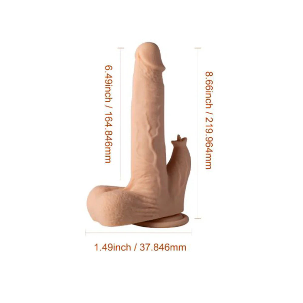 TESTER - Colter App-Enabled Thrust/Licking Dildo