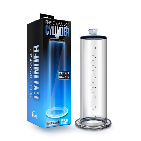 Performance - 9" x 2.5" Penis Pump Cylinder - Clear