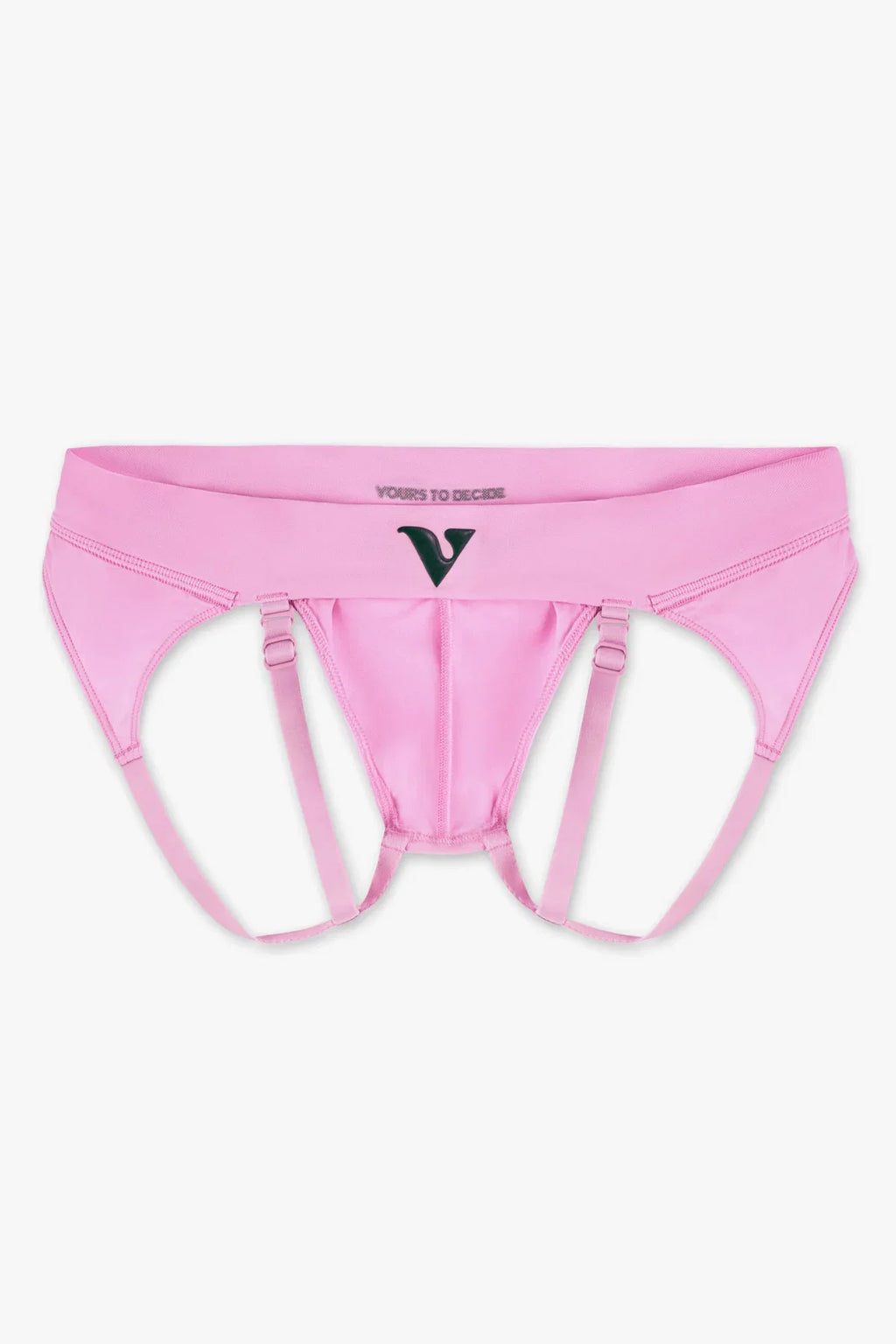 Mens Medium - JockVStrap Sheer Briefs - Taffy