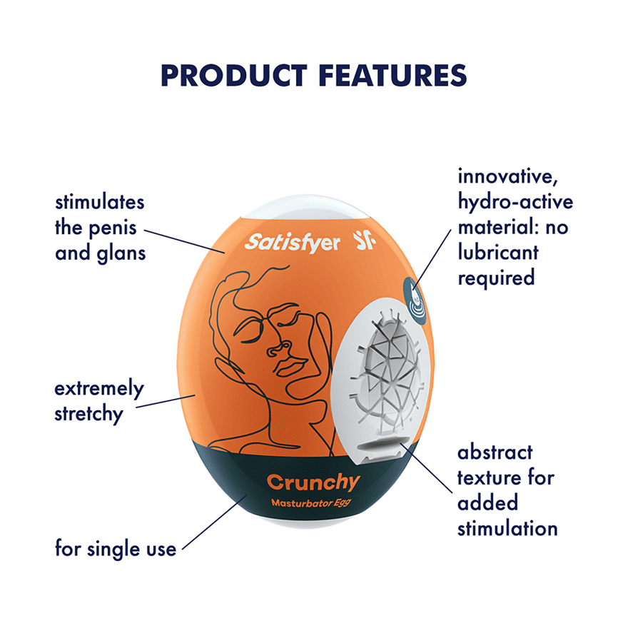 Masturbator Egg Single -Random Color