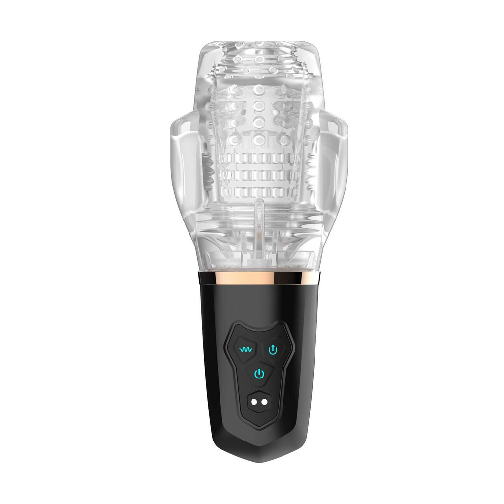 Adam & Eve Adam's Gawk Gawk 2.0 Sucking & Vibrating Sleeve