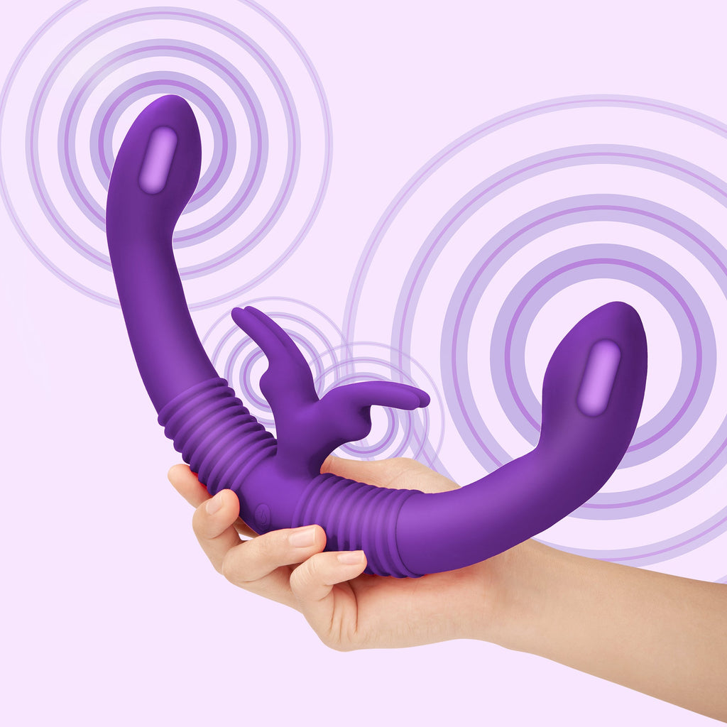 TOGETHER COUPLES VIBRATOR W/ REMOTE CONTROL
