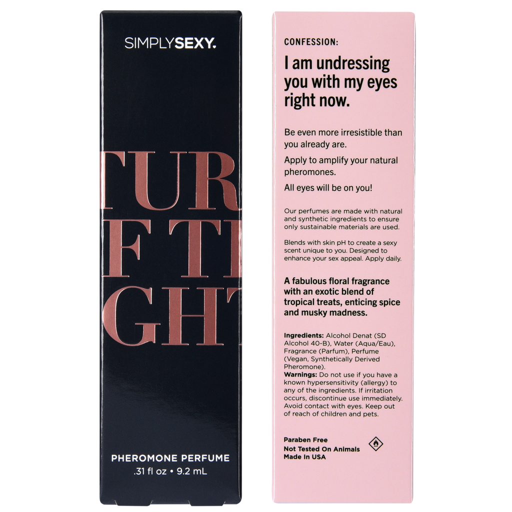SPRAY PARFUM PHÉROMONE SEXY SIMPLEMENT - ÉTEINS LES LUMIÈRES - 0.31 floz | 9.2mL