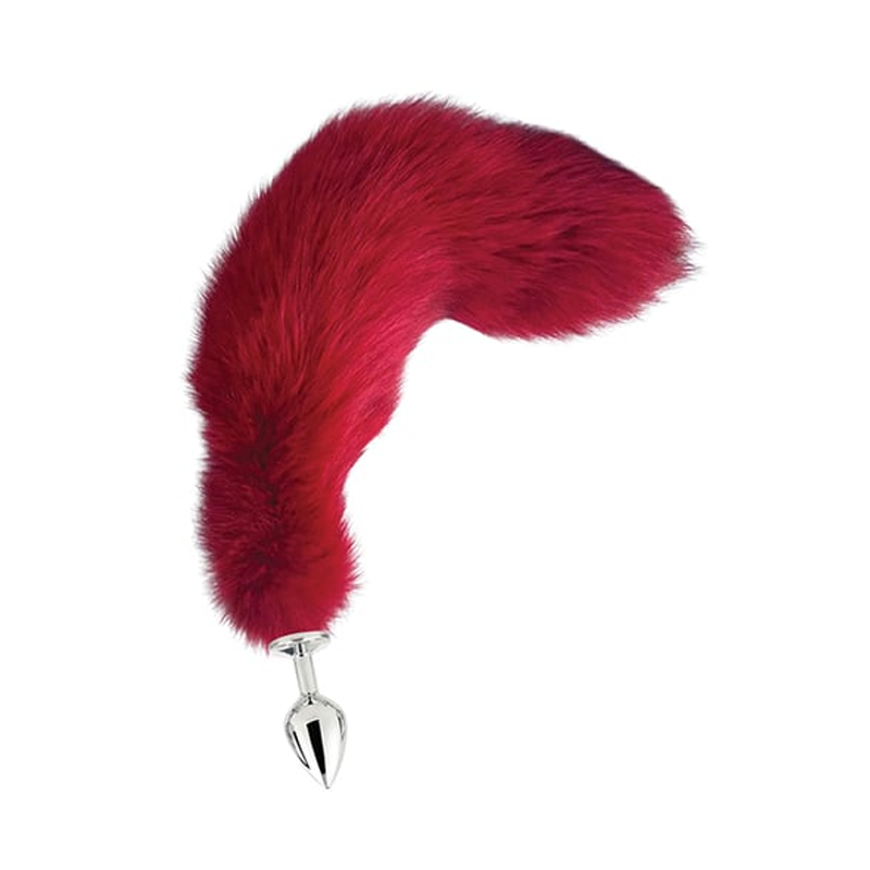 Foxtail Plug - Medium - CHERRY RED