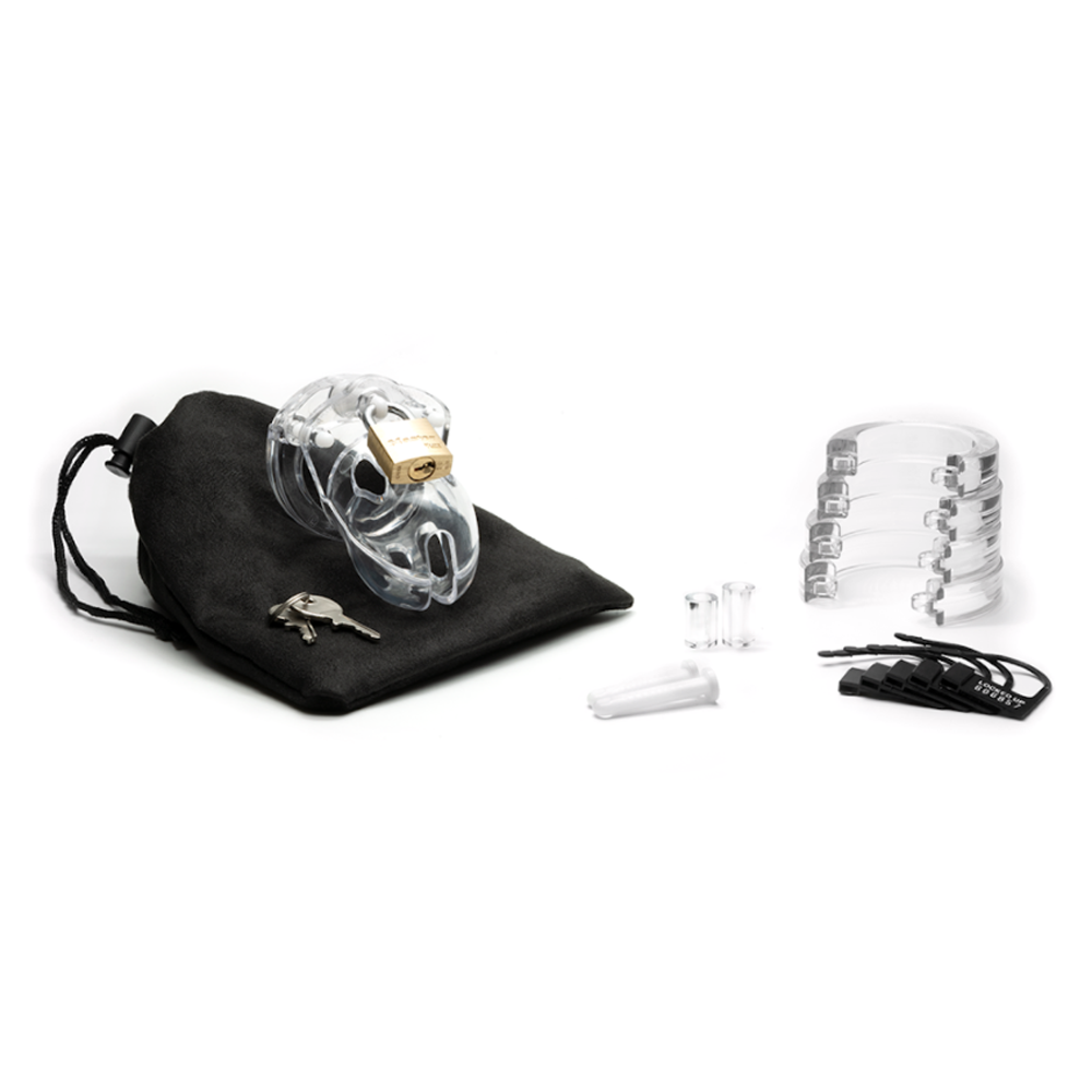 Mr. Stubb Cock Cage Kit - Clear