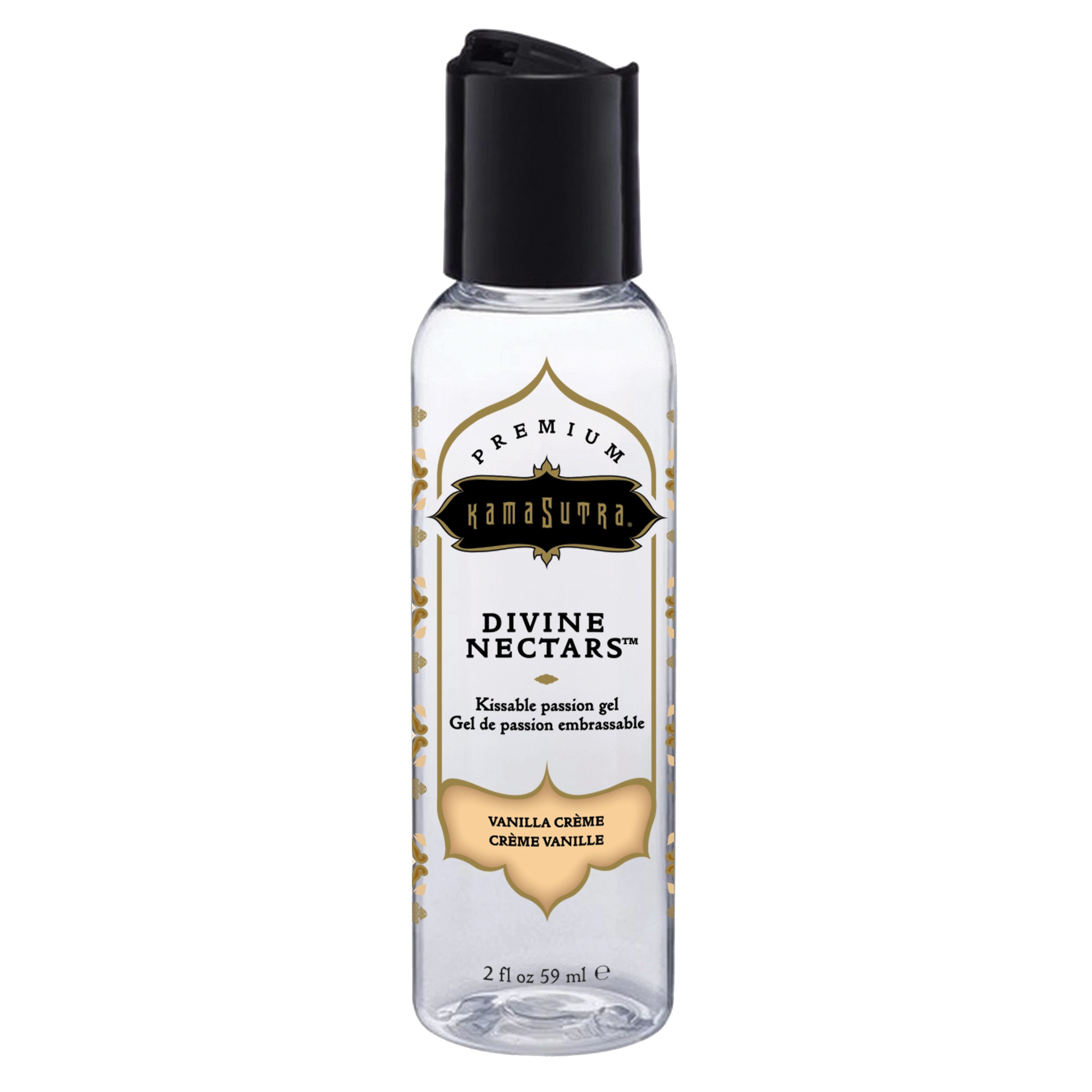 Nectars Divins Lubrifiant Corporel Aromatisé Crème Vanille 2 fl oz