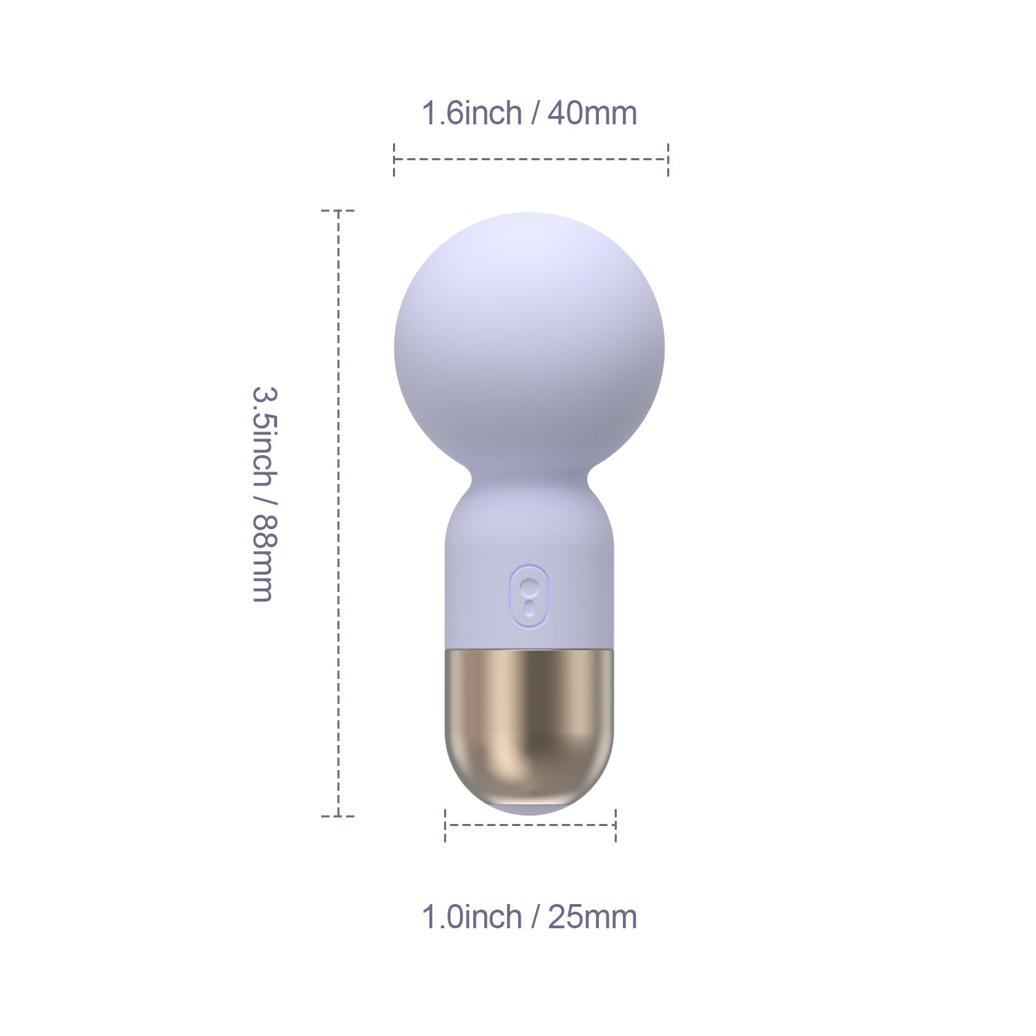 Pokewan Pocket Mini Vibrating Wand - Pur