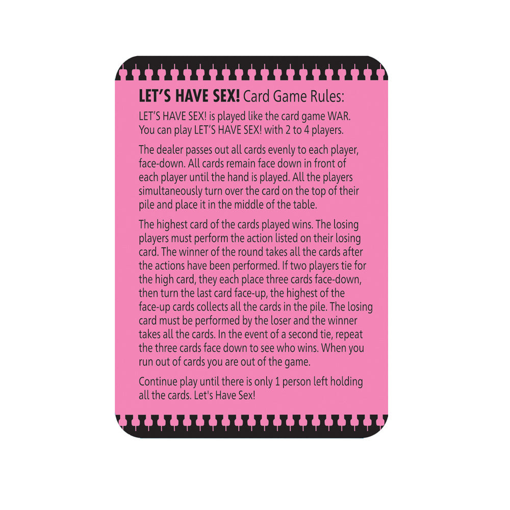 Let’s Have Sex - Sexy War Card Game