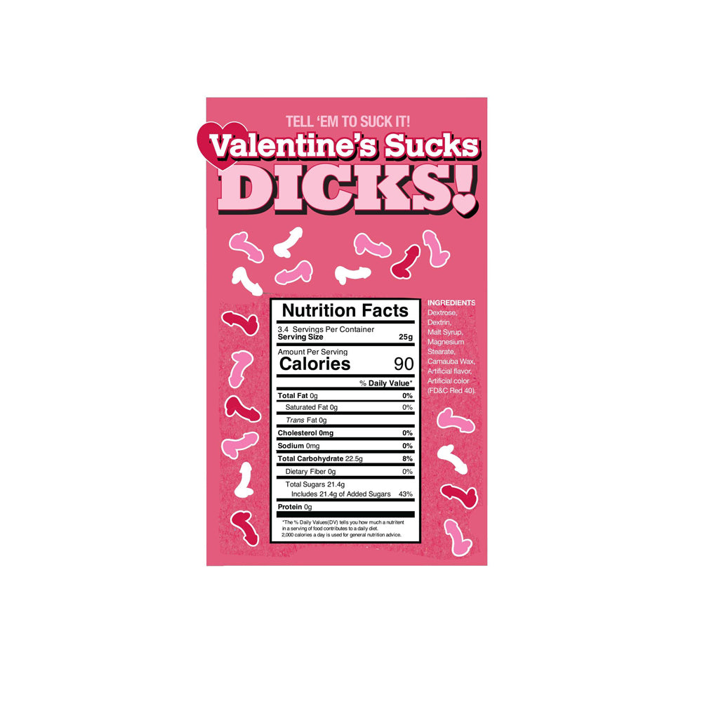 Valentines Sucks Dicks Candy 3oz bag