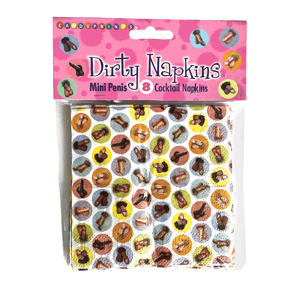 Dirty Penis Napkins 2ply - 8pc