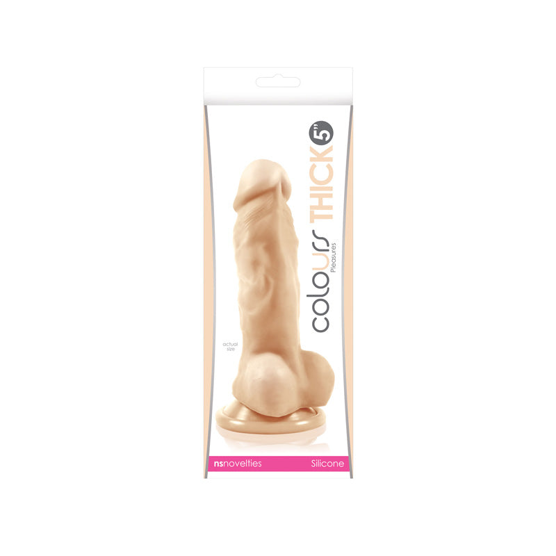 Colours Pleasures THICK Silicone 5"White