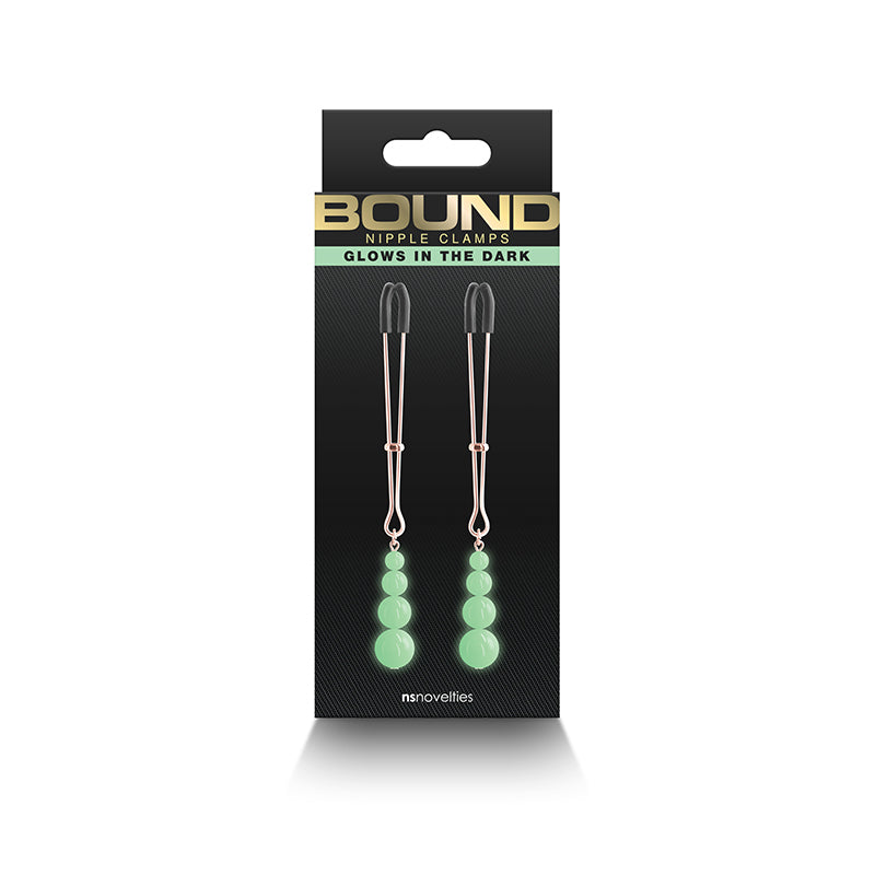 Bound Nipple Clamps - G2 Rose Gold GID
