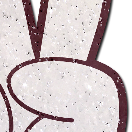 Peace Hands Pasties