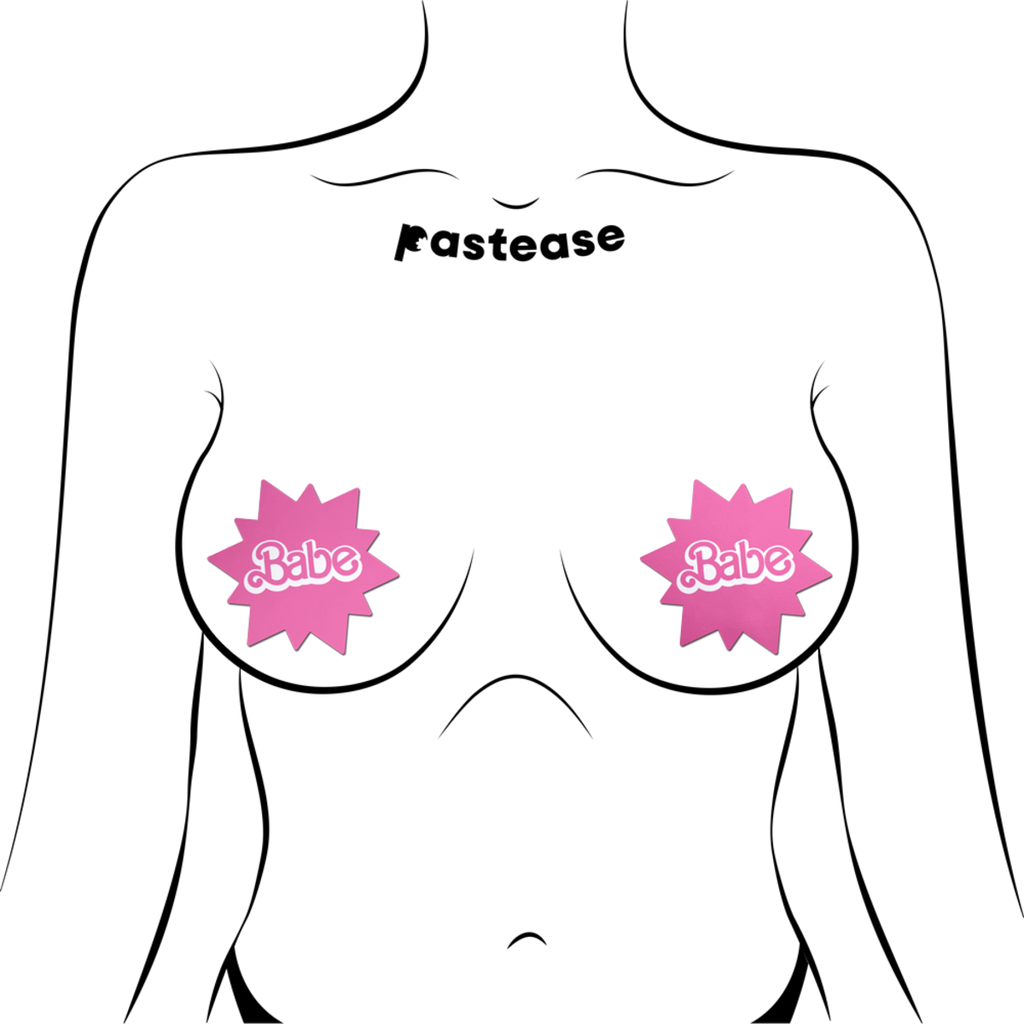 'Babe' Doll Pink Sunburst Pasties