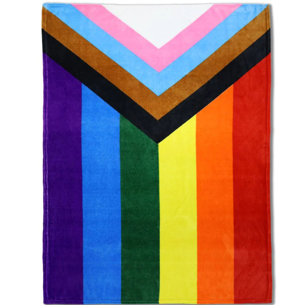 Rainbow Polar Fleece Blanket 50" x 60"