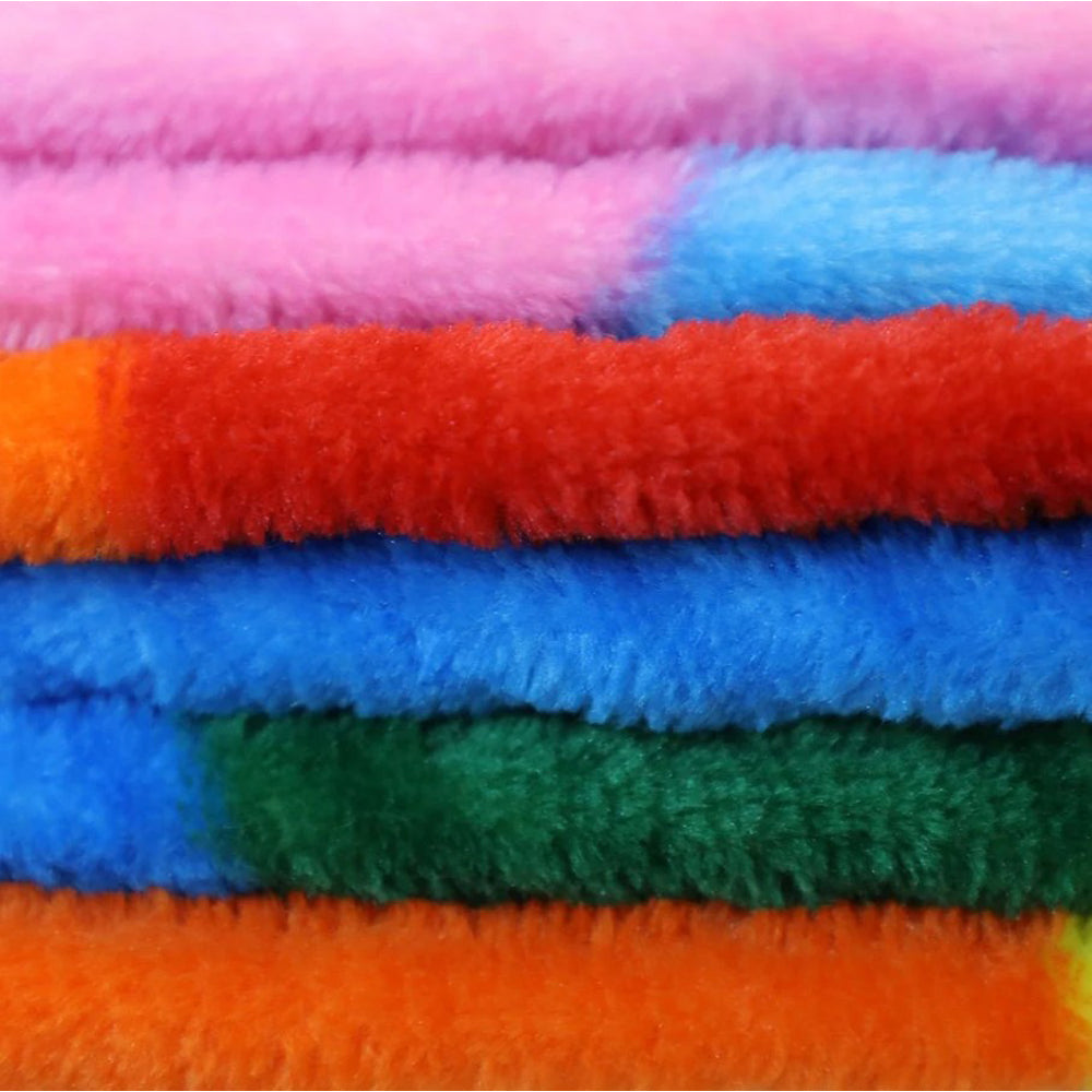 Rainbow Polar Fleece Blanket 50" x 60"