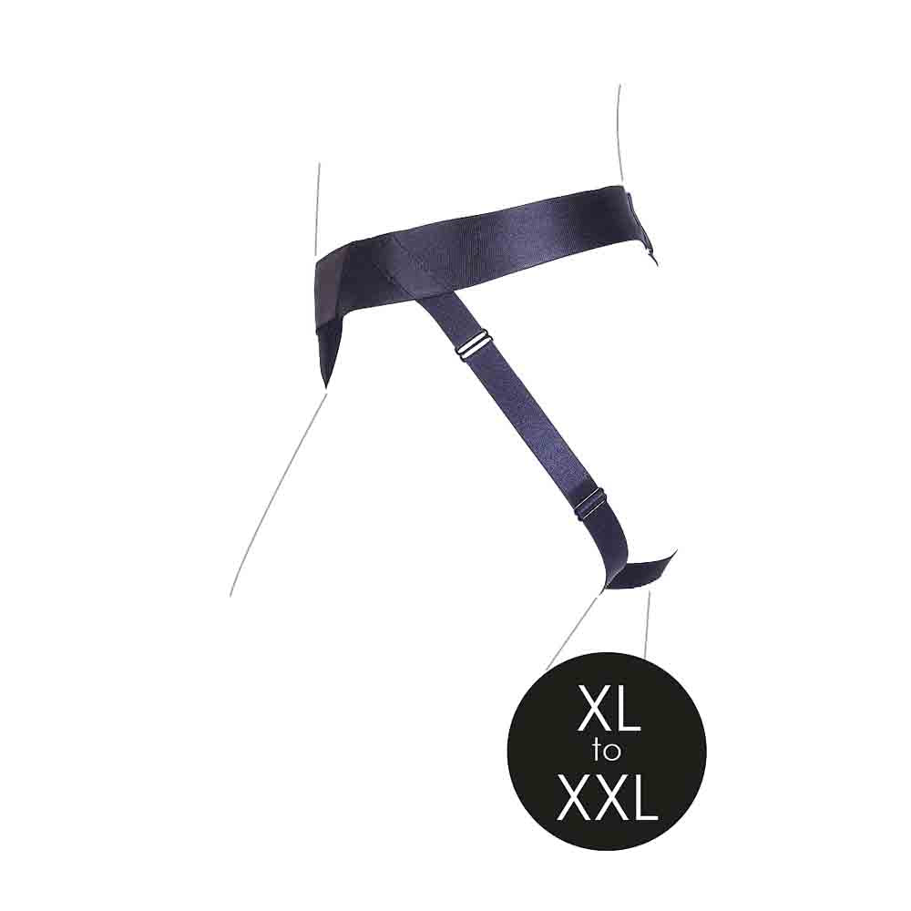 Vibrating Strap-on Open-Back Panty XL/2X