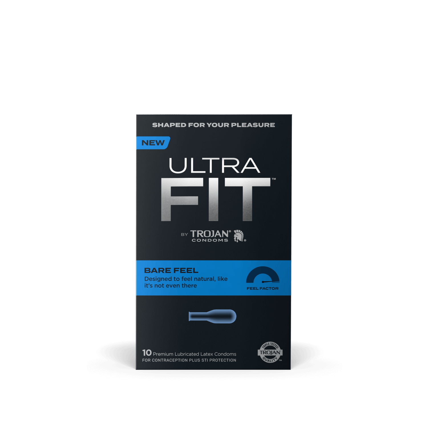 Trojan UltraFit Bare Feel Condoms - 10ct