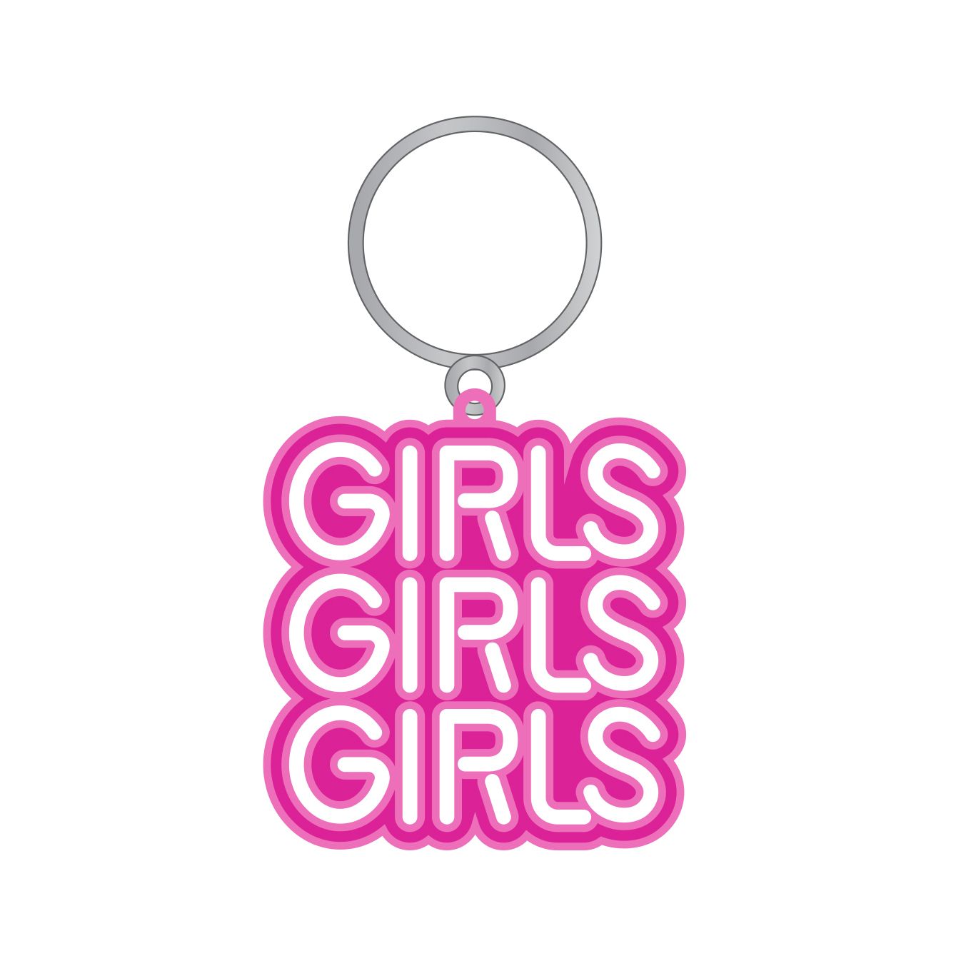 Girls Girls Girls Keychain *