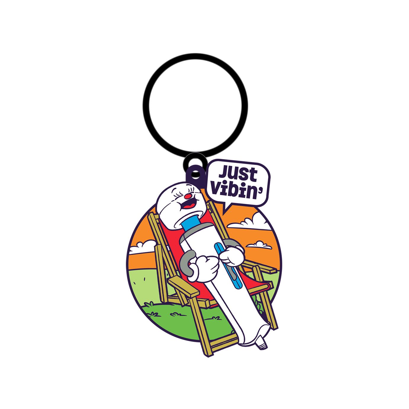 Fuck Buddies Just Vibin' Keychain *