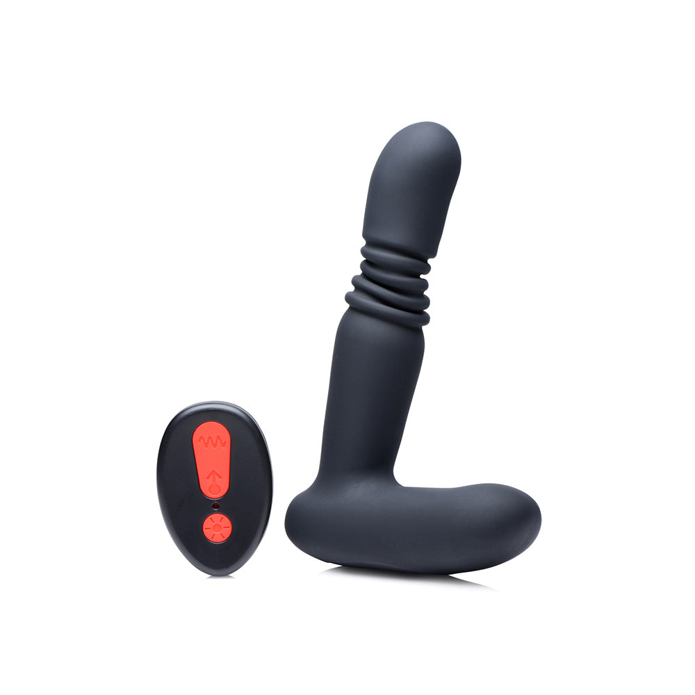 Silicone Thrusting Anal Plug with Remote Control