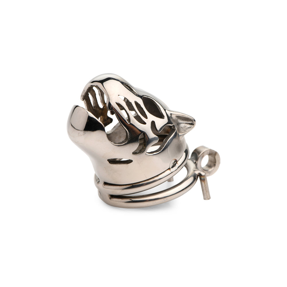 Caged Cougar Locking Chastity Cage