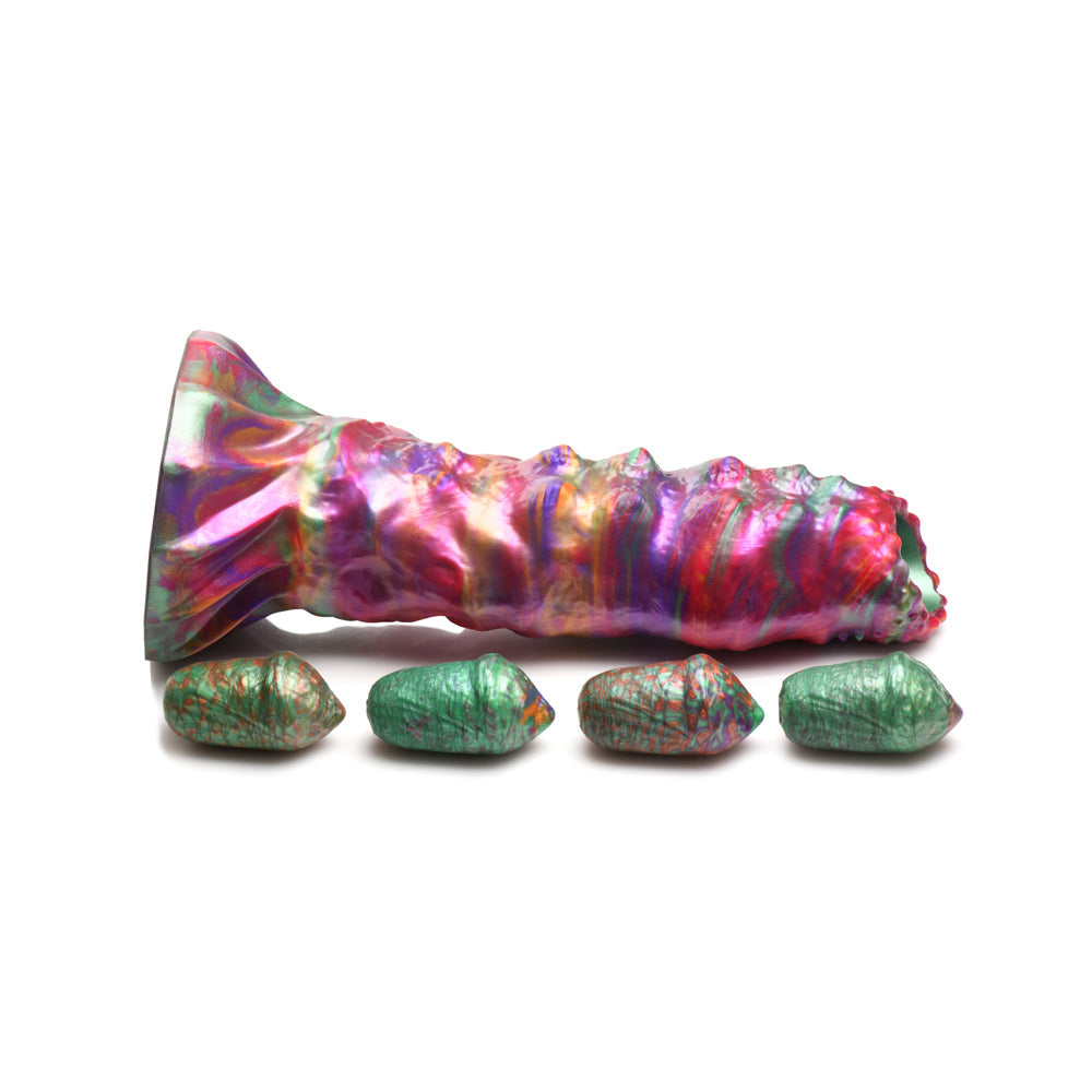 Larva Ovipositor Silicone Dildo w/ Eggs
