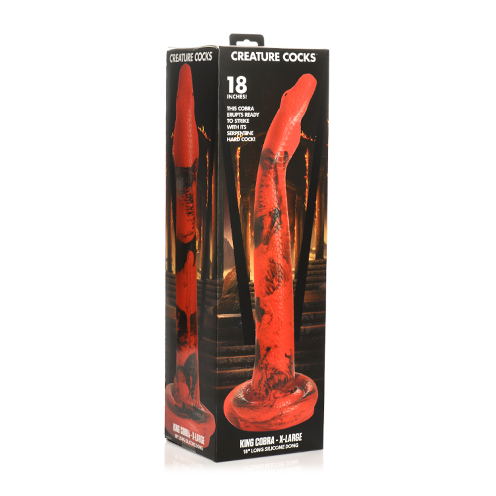 King Cobra - X-Large 18" Silicone Dong