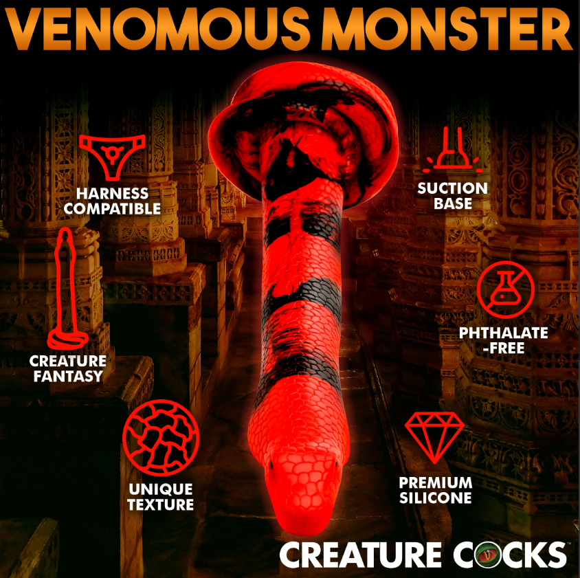 King Cobra - X-Large 18" Silicone Dong