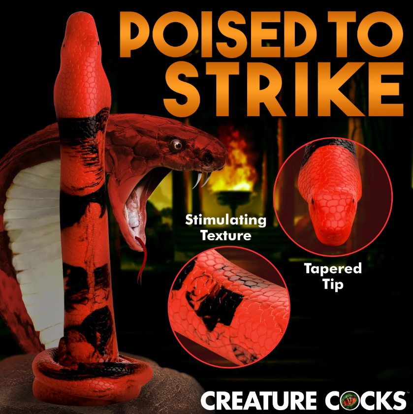 King Cobra - X-Large 18" Silicone Dong