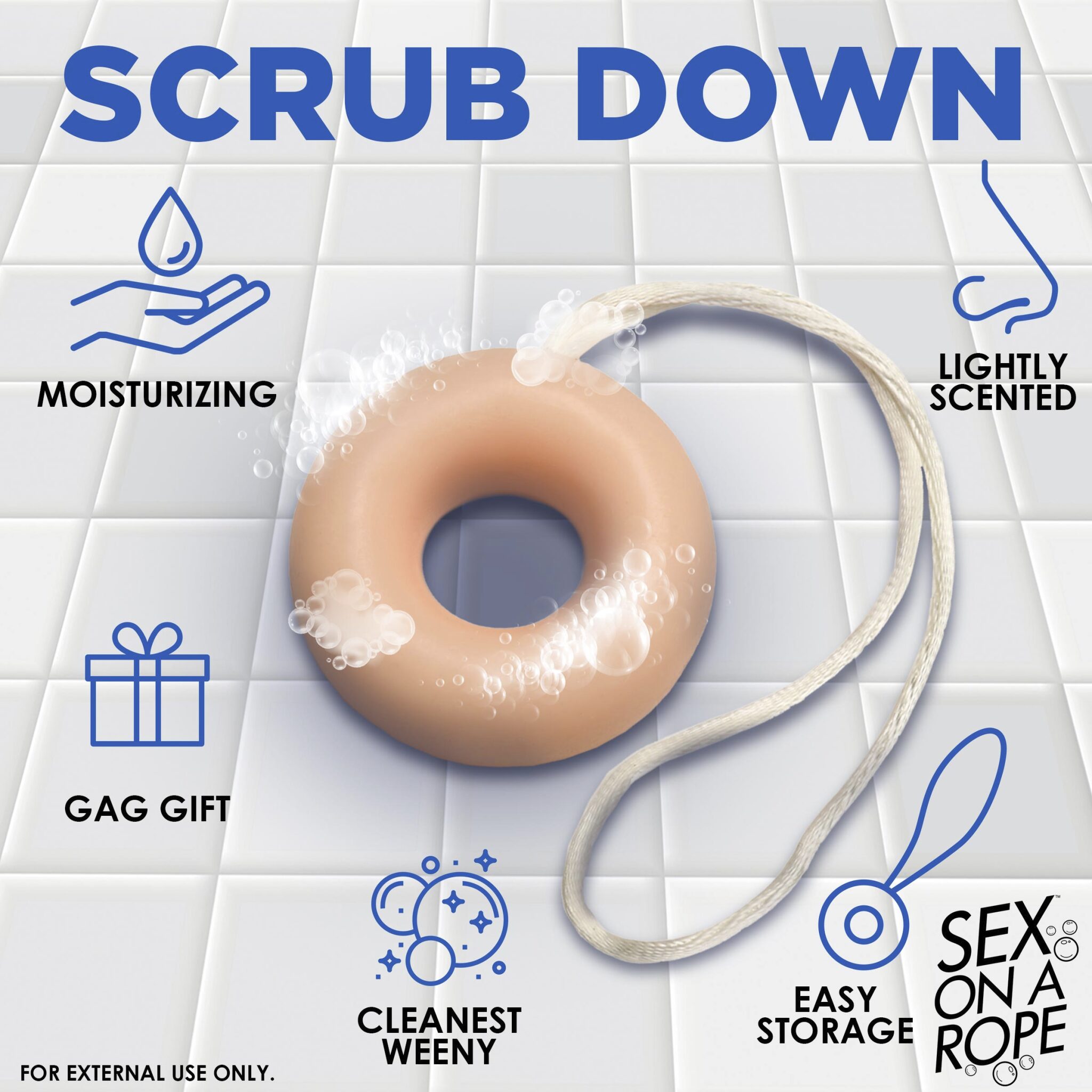 Sex on a Rope - Tiny Weeny Washer Soap *