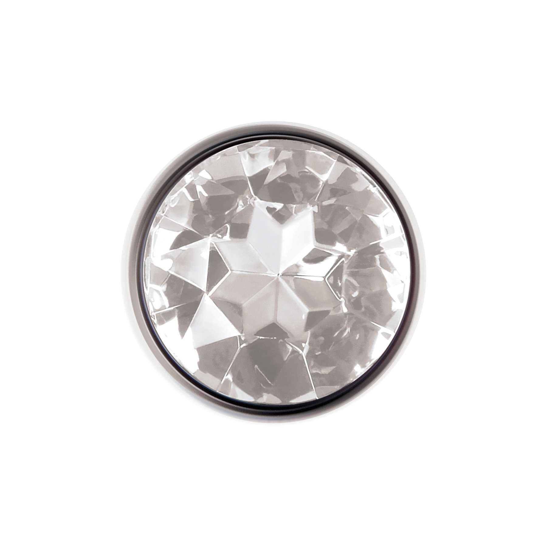 Adam & Eve Clear Gem Anal Plug Medium