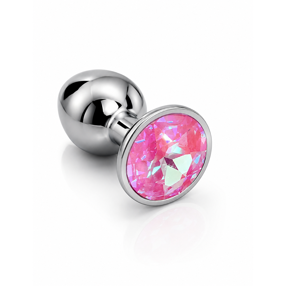 Metal CRZ plug - Small - PINK OPAL