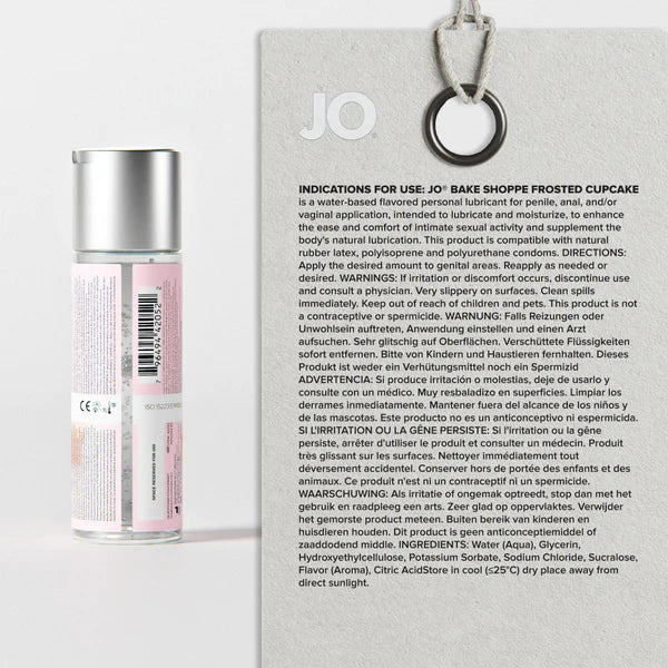 JO Bake Shoppe -  Frosted Cupcake - Lubricant 2 floz / 60 mL